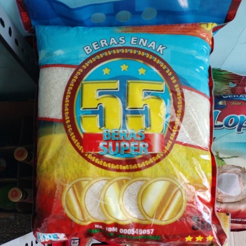 

Beras Super 55 kemasan 3kg