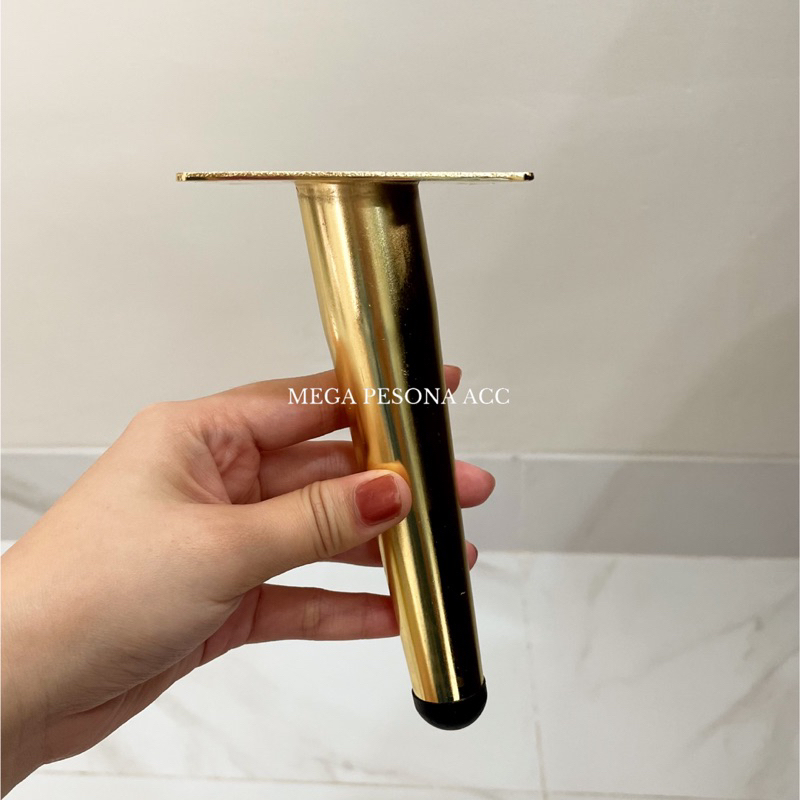 KAKI EMAS SOFA / KAKI HITAM SOFA / KAKI HITAM EMAS SOFA 15CM
