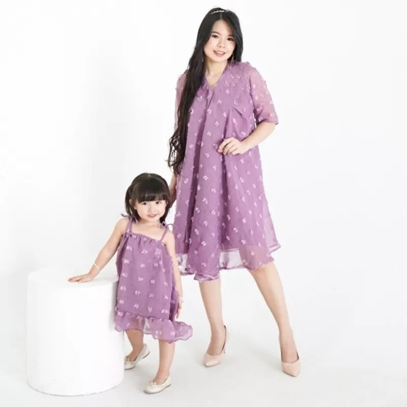 JENNIE RUBIAH KIDS COUPLE MOM DRESS ANAK