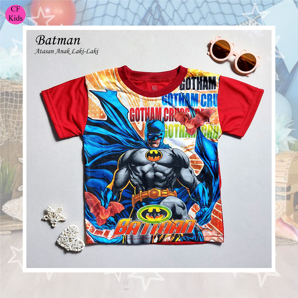 CF Kids Atasan Kaos Anak Laki-Laki Batman