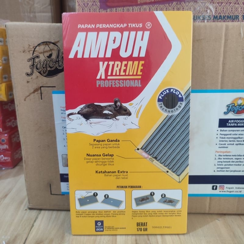 Lem Tikus Papan AMPUH XTREME Lebih Lengket Dan Awet 170 Gram