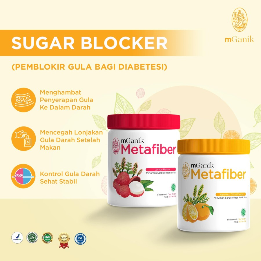 Bundling mGanik 3Peptide 330g + mGanik Metafiber 450gr Paket Kesehatan