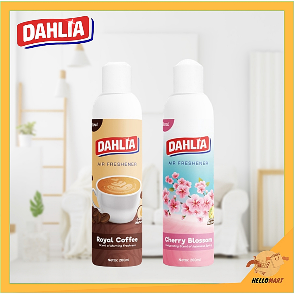 ORIGINAL Dahlia Air Freshener Spray 200ml / Dahlia Pengharum Ruangan / HELLOMARTID