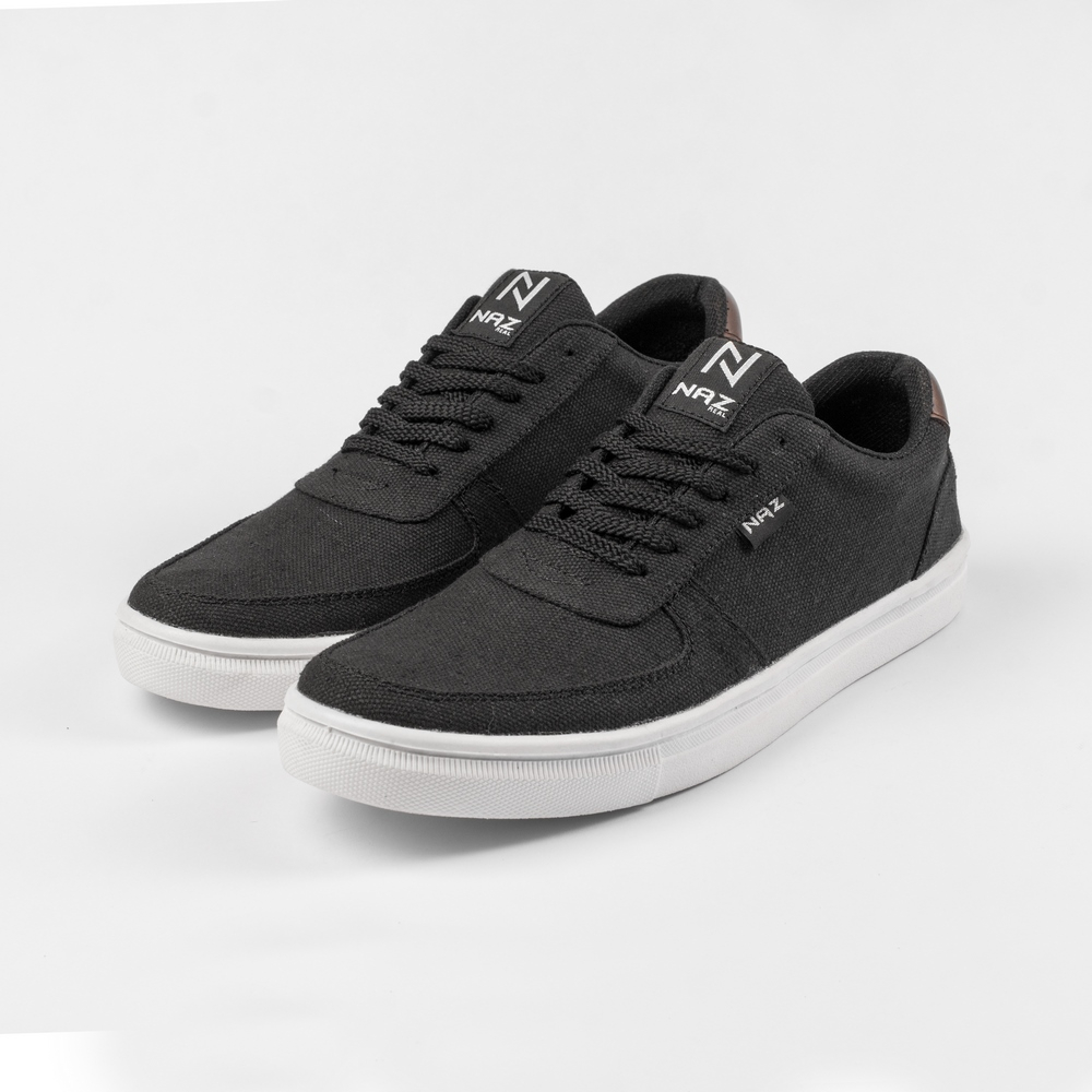 Enji Black Naz Sepatu Sneakers Casual Pria Cowok ORIGINAL