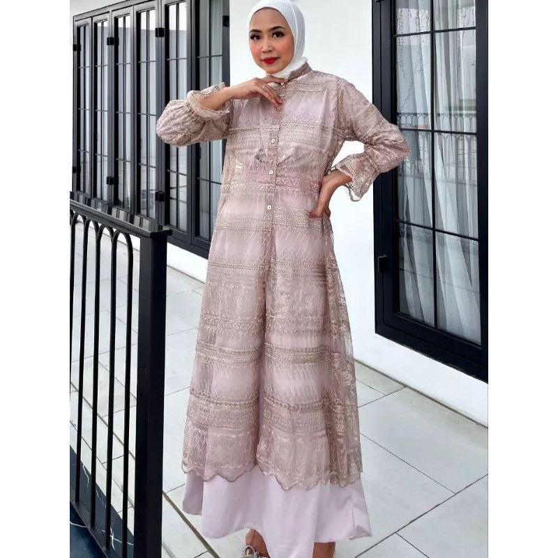 DAYANA OUTER BRUKAT PREMIUM OOTD PESTA KONDANGAN BRIDESMAID