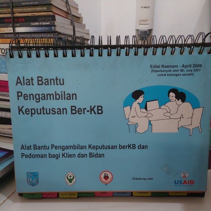 Buku Lembar Balik Bidan Bekas Tahun 2007
