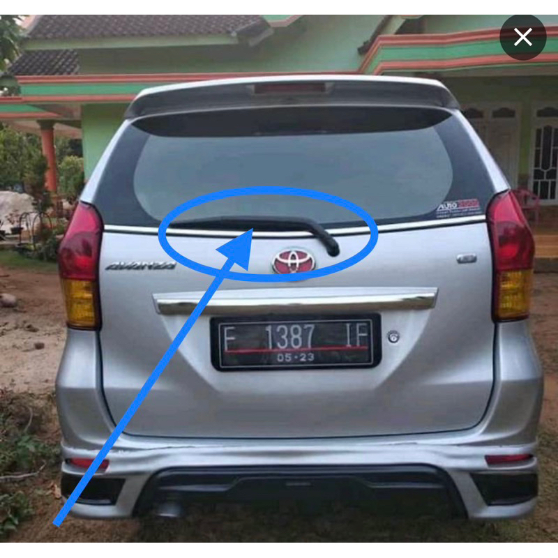 TANGKAI GANGANG DUDUKAN DAUN WIPER BELAKANG KOMPLIT UNIVERSAL SEMUA MOBIL TOYOTA AVANZA E G VELOZ DA