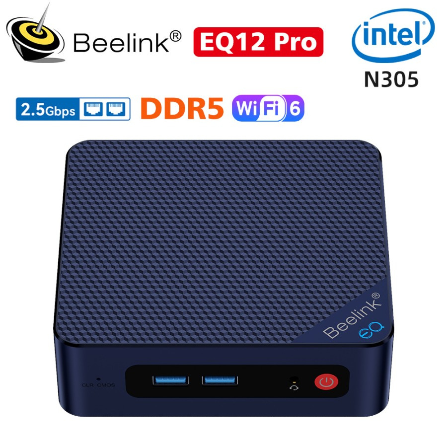 Mini Pc Beelink EQ12 PRO I3-N305 DDR5 16/500GB SSD NVMe Windows 11 Pro