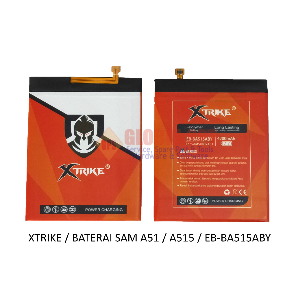 XTRIKE / BATERAI SAMSUNG A51 / BATRE A515 / BATERE EB-BA515ABY