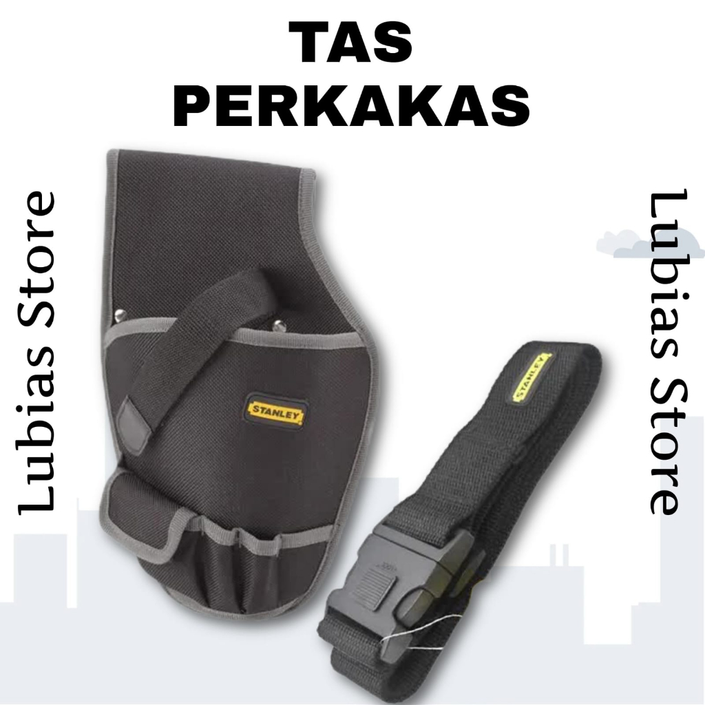 Cordless Drill Tas Bor Tas Sabuk Penyimpanan Bor Lubias Store
