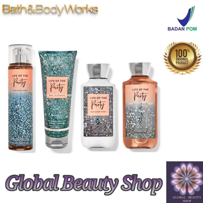 Life Of The Party - BBW ( Fragrance Mist - Body Lotion - Cream - Gel)