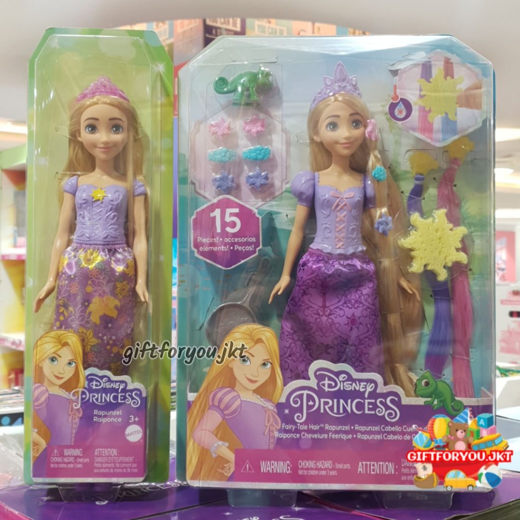 Boneka Barbie Princess Fairy Tale Hair Rapunzel Hasbro Disney Royal Shimmer Fairytale Long Hair Doll
