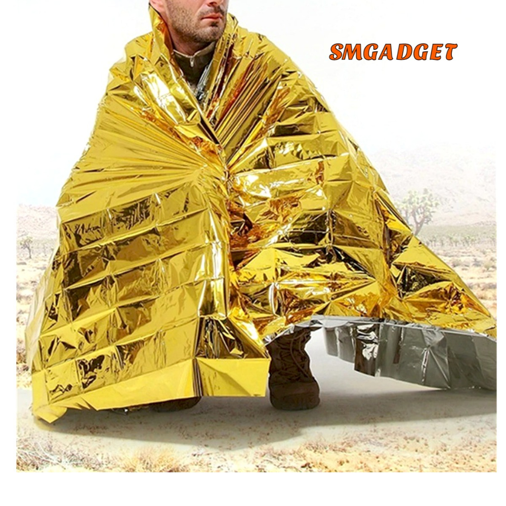 TaffSPORT Selimut Darurat Emergency Blanket Thermal Insulation