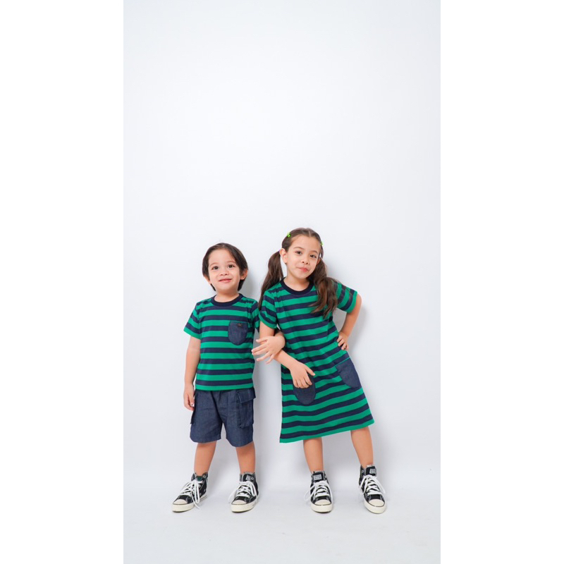 RACHIDKIDS / COUPLE KIDS / BAJU COUPLE ANAK / KENTA STRIPE SERIES