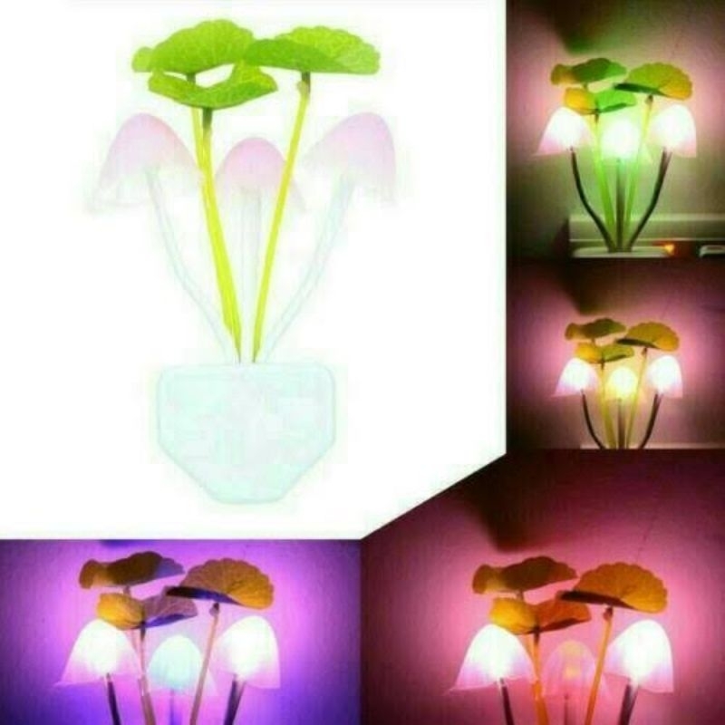 Lampu tidur jamur / lampu hias jamur LED