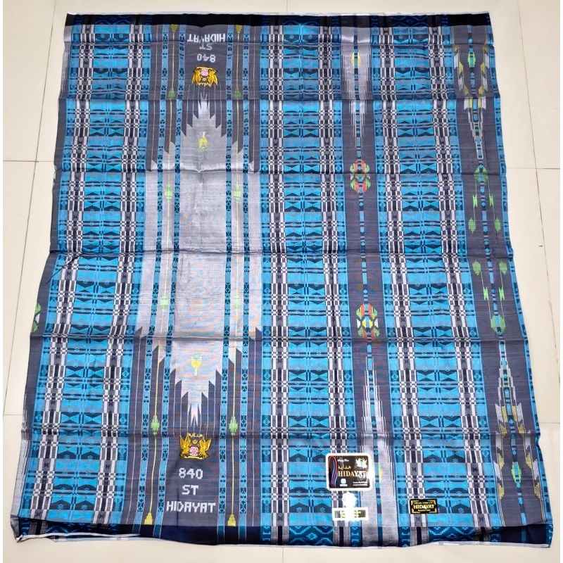Sarung Tenun Sutra Hidayat ST 840 Sutra Super Premium 100% Original Tenun Tradisional