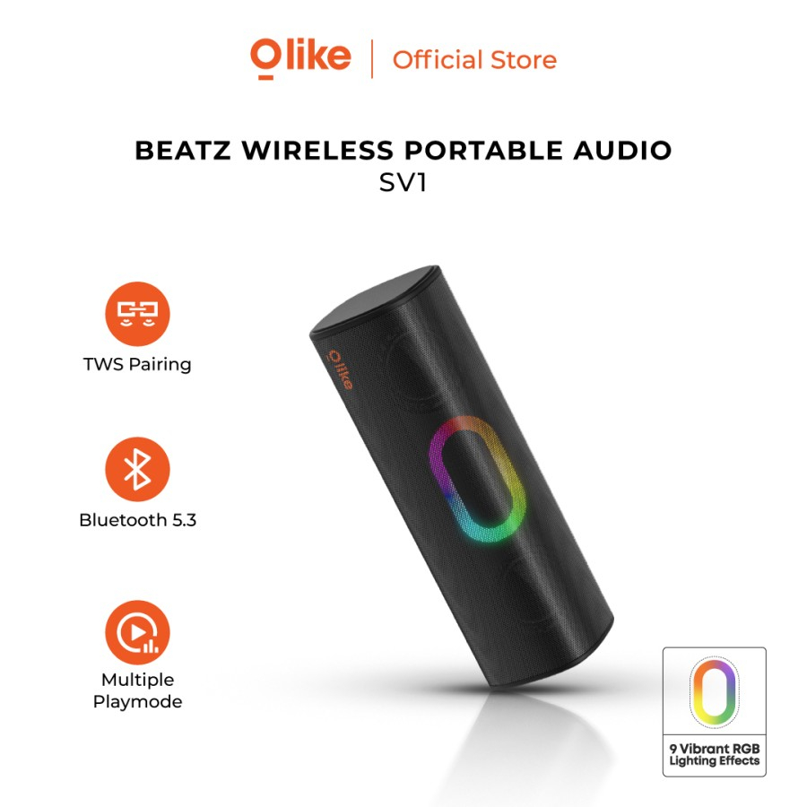 Olike Speaker Stereo Wireless SV1 Multi Play Mode