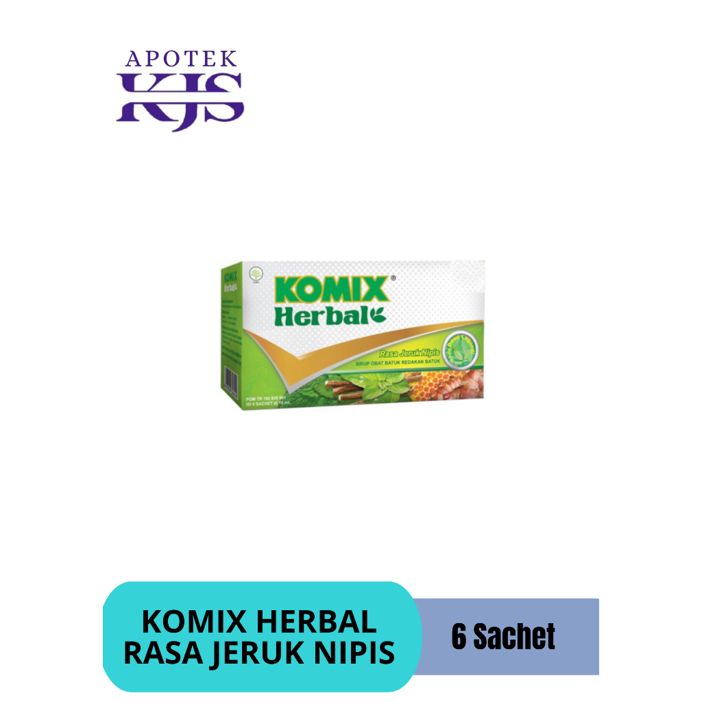 

Komix Herbal Jeruk Nipis Sachet 1 Pack (6 Sachet)