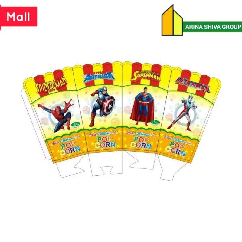 

300 LEMBAR KERTAS POPCORN 12 × 6 PAPER CRAFT KARTON POPCORN BERKUALITAS | KARDUS KEMASAN POPCORN UKURAN 12 × 6 PRODUK TERBARU | CENTRAL JAYA ABADI | ARINA SHIVA GROUP 107
