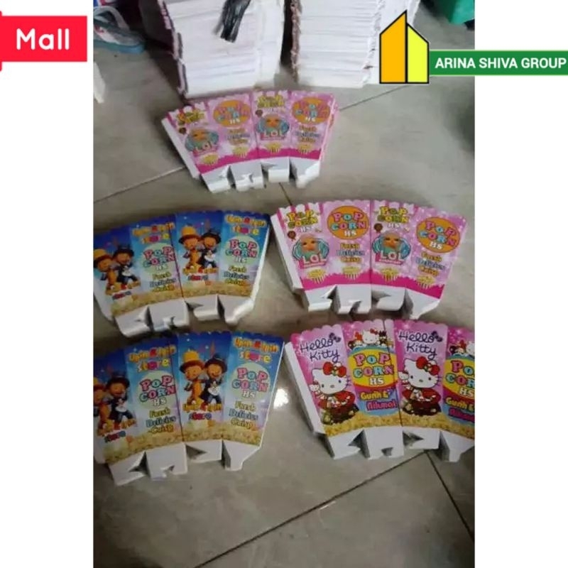 

300 LEMBAR KERTAS POPCORN 12 × 6 PAPER CRAFT KARTON POPCORN BERKUALITAS | KARDUS KEMASAN POPCORN UKURAN 12 × 6 PRODUK TERBARU | CENTRAL JAYA ABADI | ARINA SHIVA GROUP 111