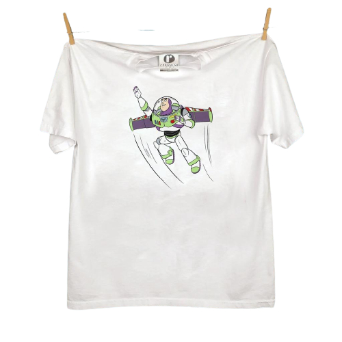 Tshirt Kaos Oversize Buzz Lightyear Toy Story Vintage Tee