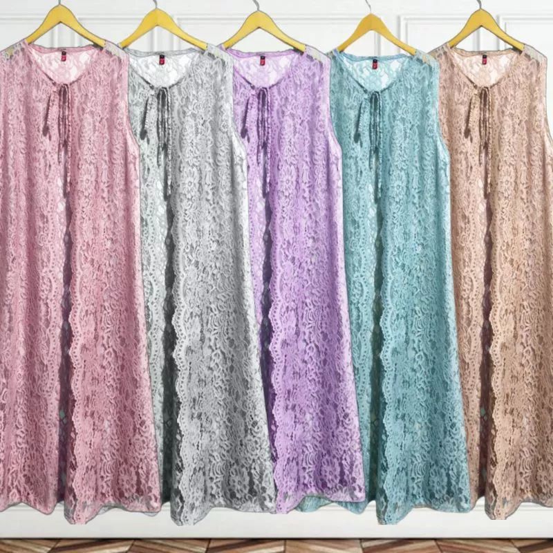 Outer Clara Brukat panjang premium cardigan luaran kondangan