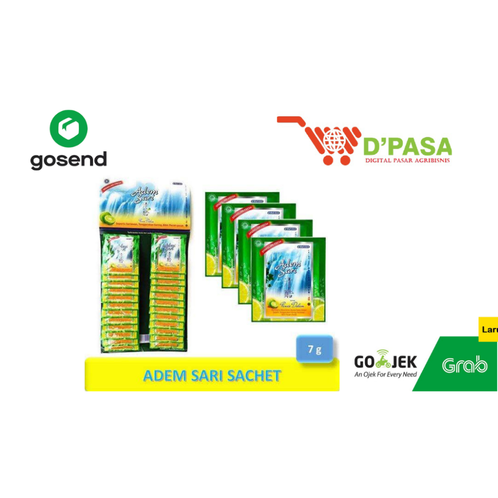 

KIRIM INSTAN ADEM SARI sachet untuk PANAS DALAM 7gr PROMO