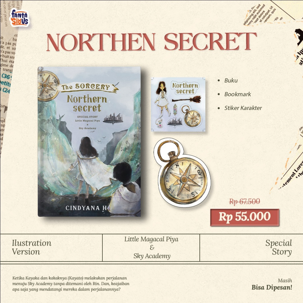 Illustration Book Northern Secret By Cindyana H