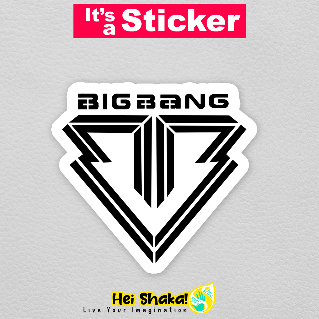 

Stiker BIGBANG Sticker Musik Band Vinyl Anti Air