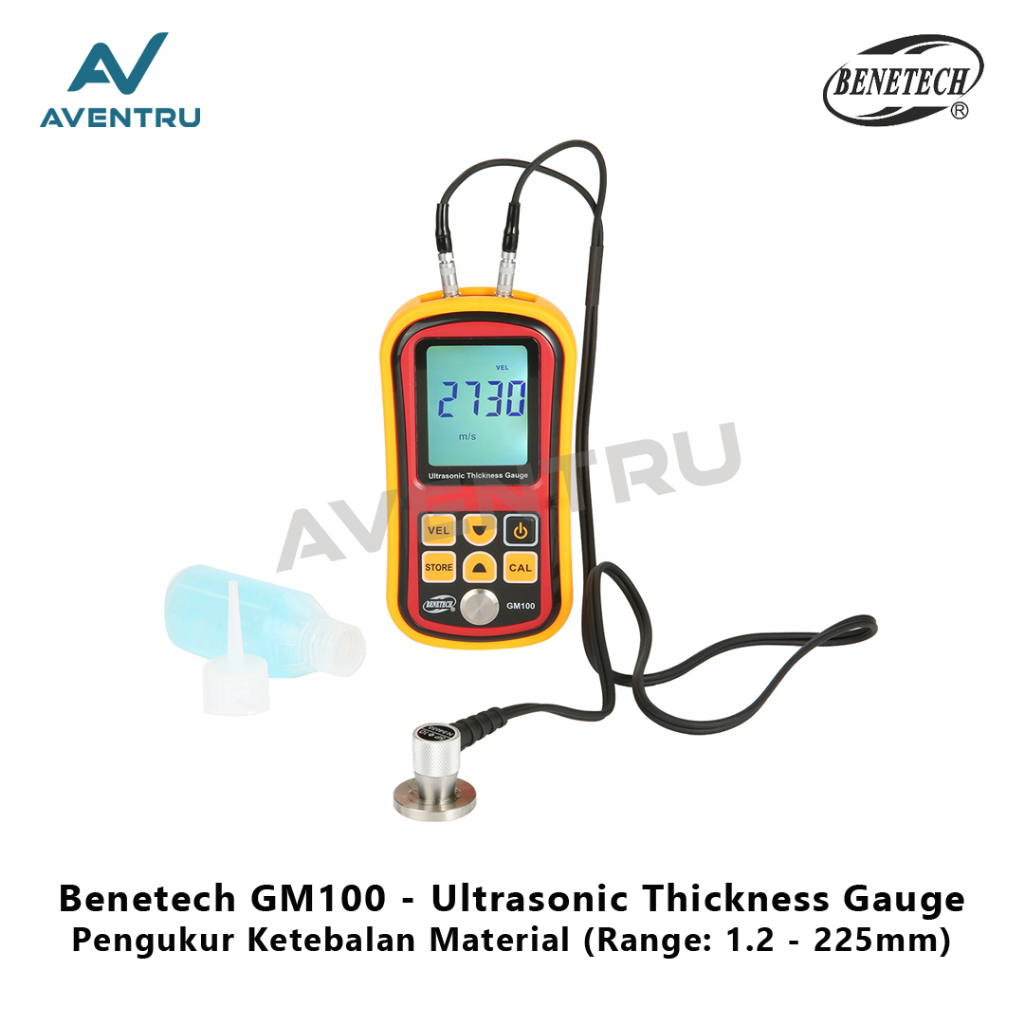 Ultrasonic Thickness Gauge GM100 BENETECH Tester GM-100 GM 100 Meter