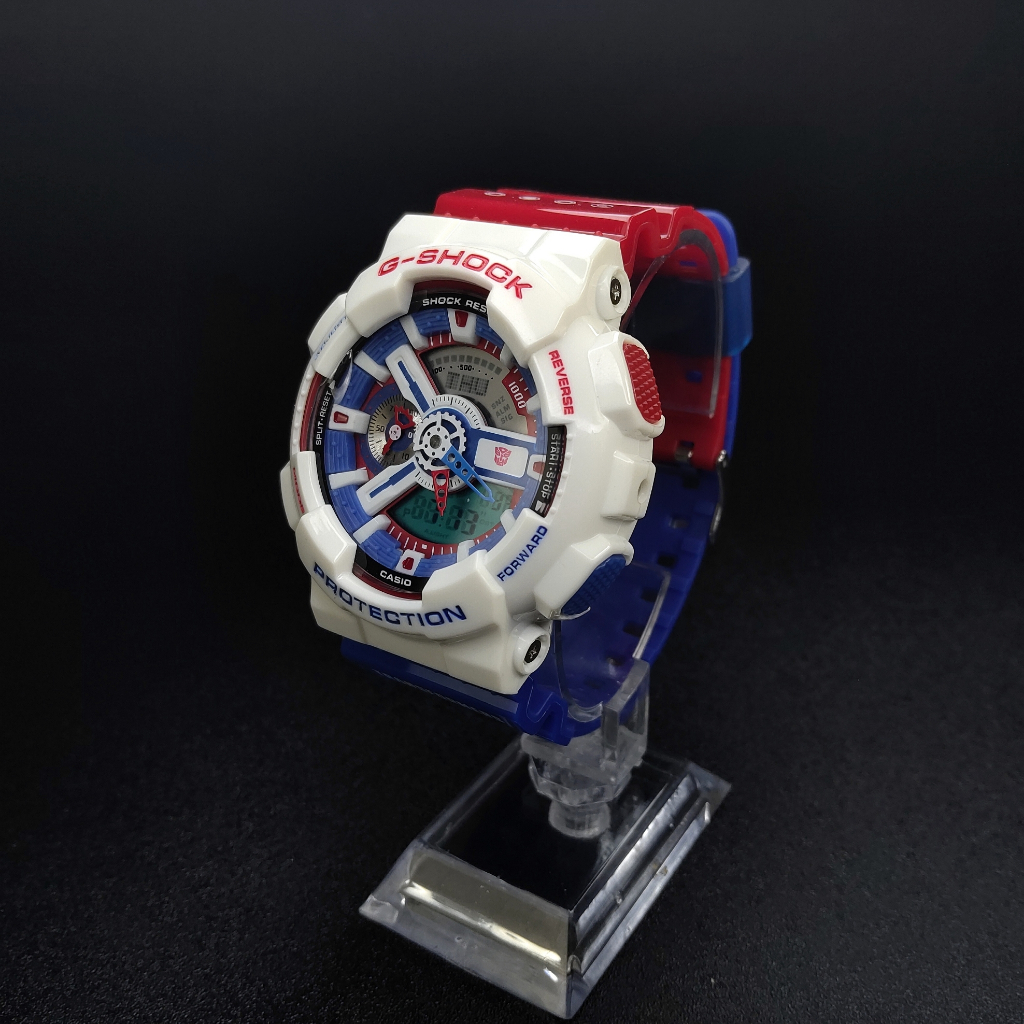 Jam Tangan Anak Pria CASIO G-Shock GA-110OPT22-7BPFT TRANSFORMER GA-110 Series X Optimus Prime