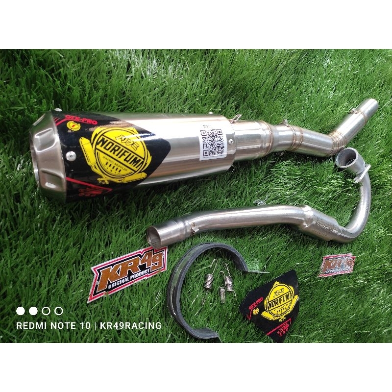 KNALPOT RACING NORIFUMI GTX PRO KLX CRF D-TRACKER KLX BF WR155
