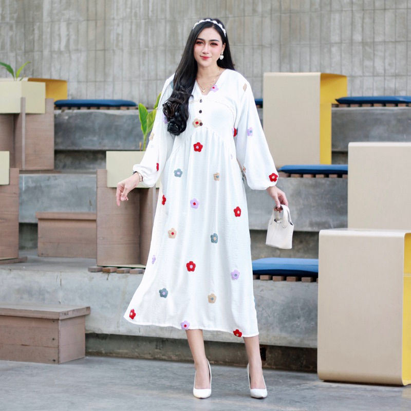 isyana dress daster crinkle daster busui dress busui daster viral daster kekinian daster dress korea