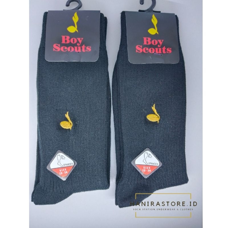 Boy Scouts School Socks - Kaos Kaki Sekolah Pramuka - Panjang Sebetis - Pria Wanita