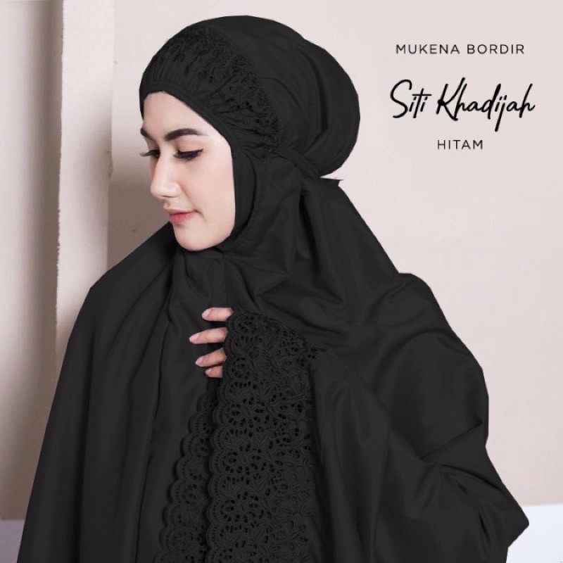 Mukena Dewasa Bordir Khadijah Katun Premium