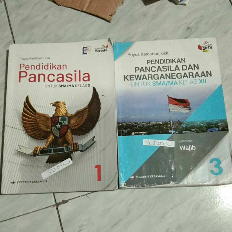 PKN/PPKN WAJIB KELAS 1 2 3/10 11 13 SMA K13 EDISI REVISI DAN KURIKULUM MERDEKA PENERBIT ERLANGGA