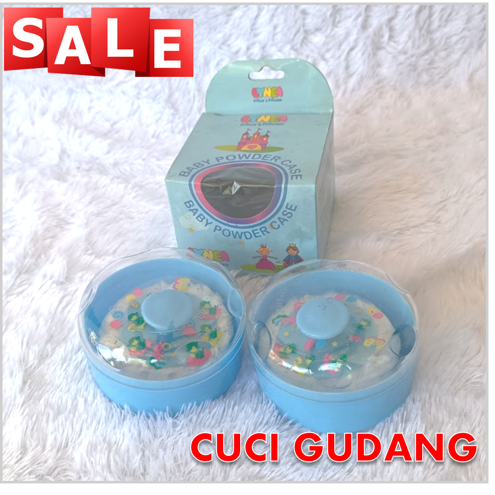 [SALE CUCI GUDANG] - Lynea Baby Powder Case + Puff