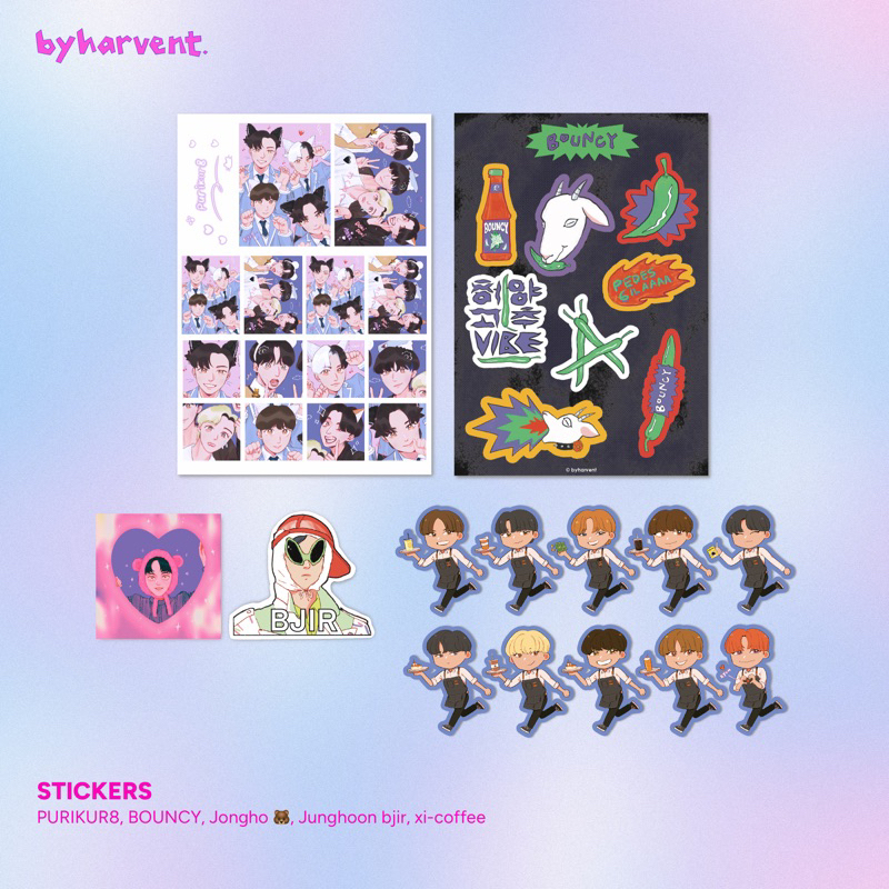 Ateez & xikers Stickers - byharvent