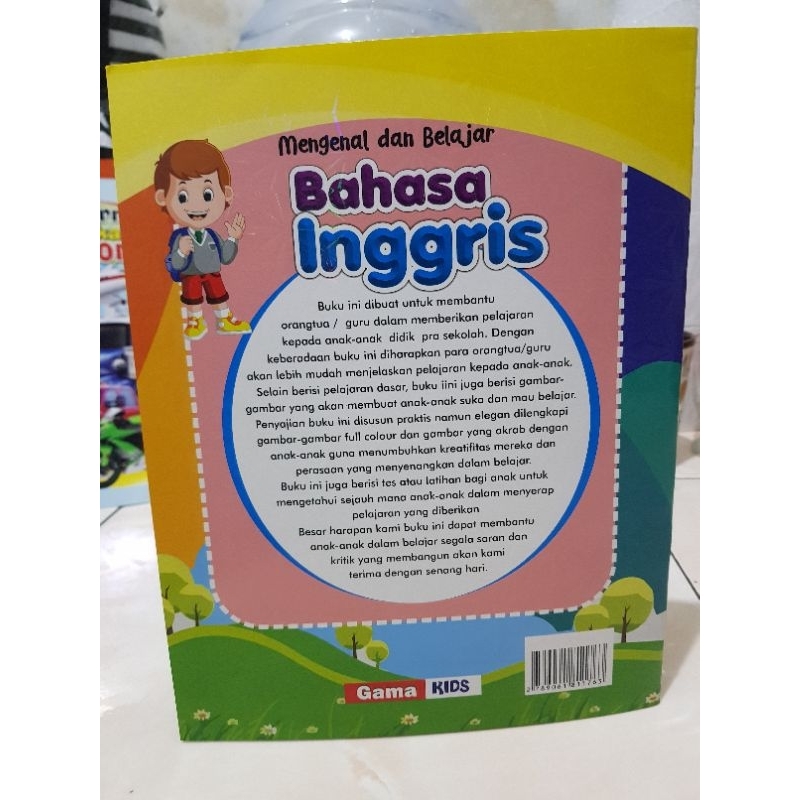 Buku Mengenal dan Belajar Bahasa Inggris -Gamma Kids