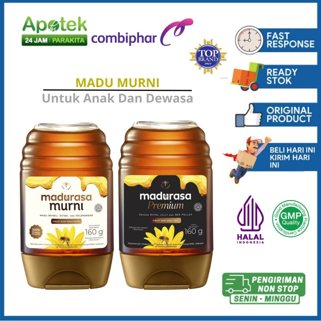 

Madurasa Murni Premium Asli Plus Bee Polen dan Royal Jelly