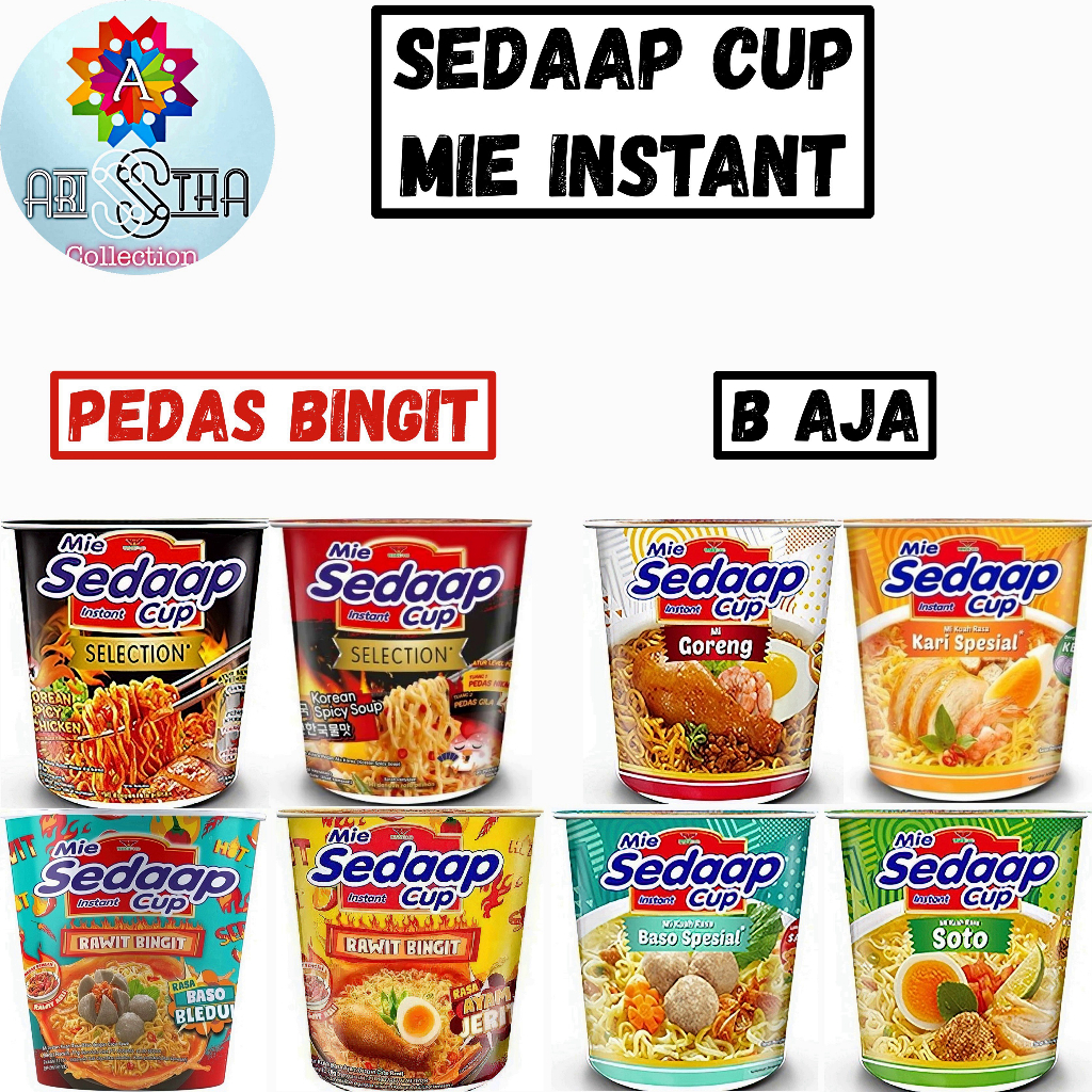 

Sedaap Cup Mie Instant Pedas Bingit