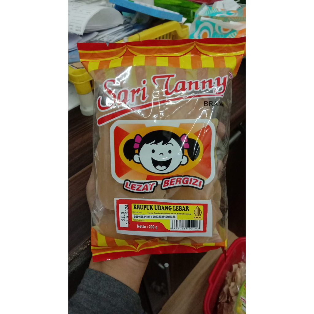 

SARI TANNY KERUPUK UDANG LEBAR 200GR