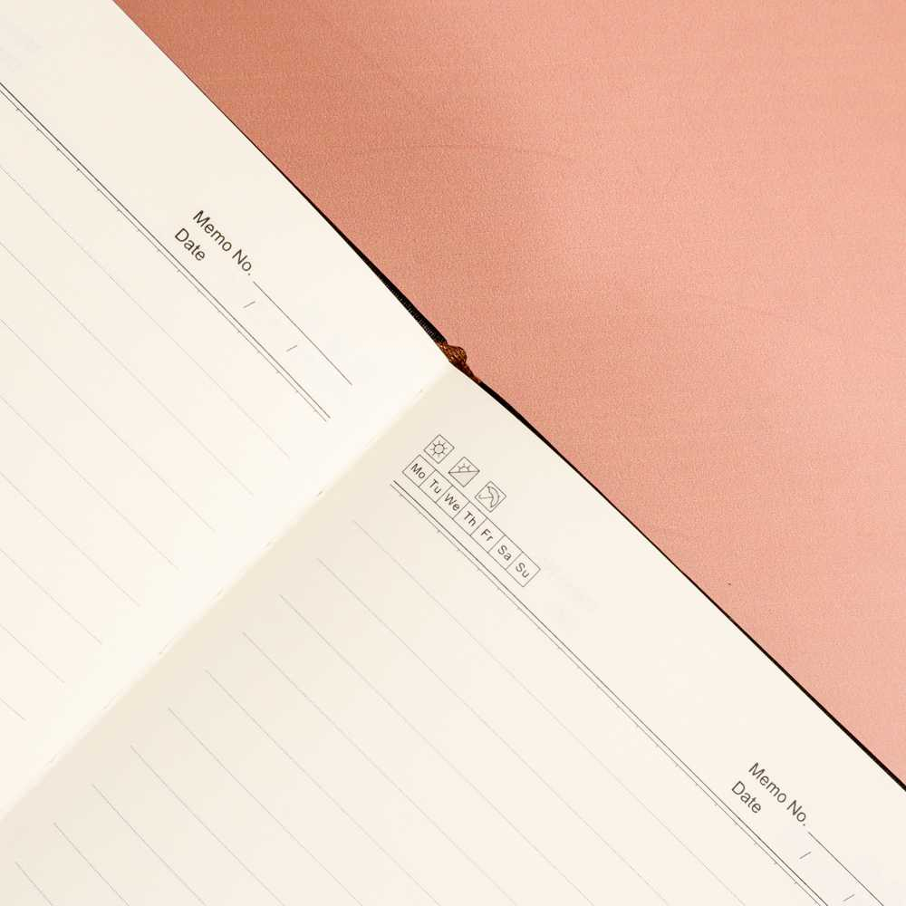 Buku Catatan Kerja Notebook Notepad Agenda Notes Cover Kulit Kertas A5 - JSK25 Titangadget