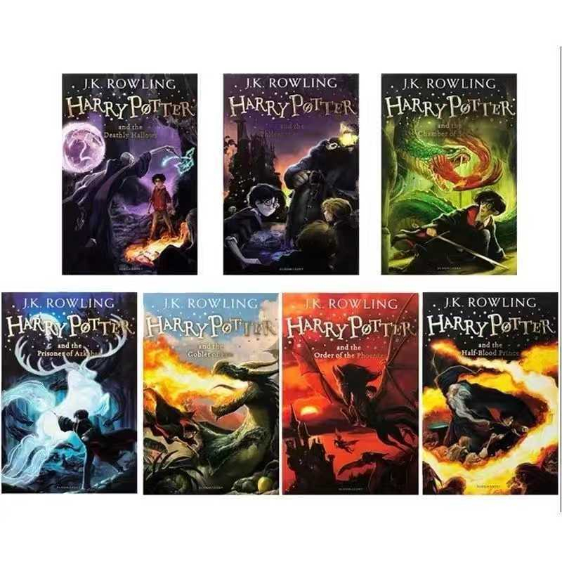 1 Set Harry Potter box english 8 books buku