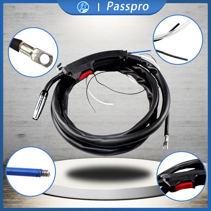 Mig Torch Panjang 2 Meter Setang Las Mig MB-14AK Welding Torch