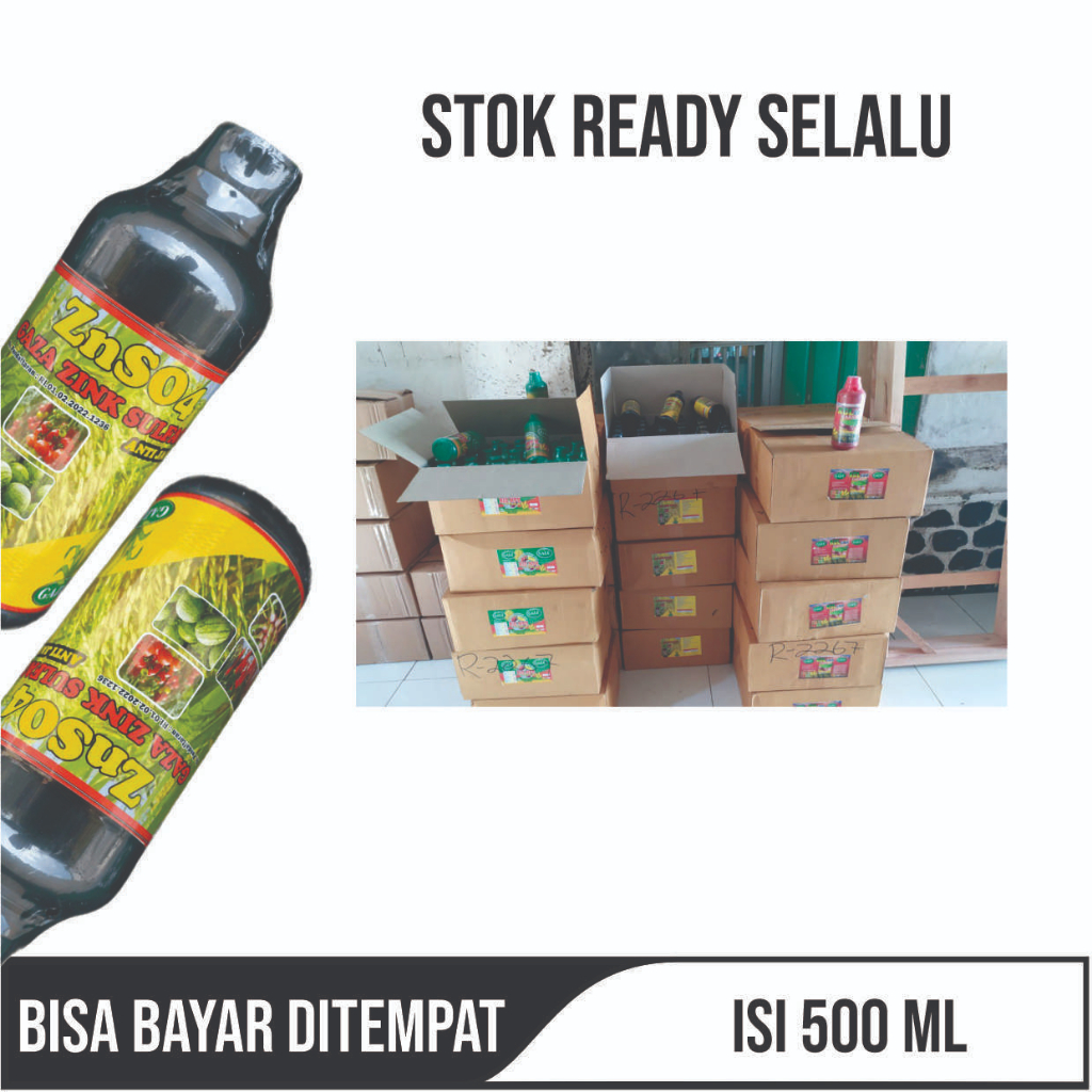 Obat Busuk Batang Cabe Terbaik ZNSO4 GAZA 500ML Obat Semprot Mencegah Busuk Akar, Busuk Buah, Busuk