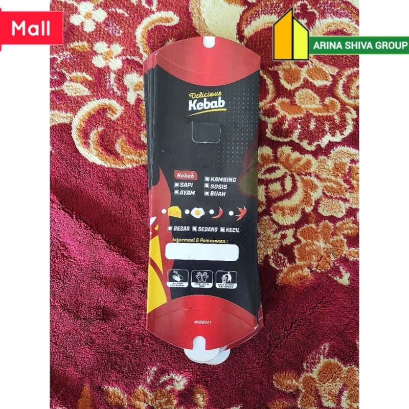 

100 LEMBAR KERTAS KEBAB TARIKAN UKURAN 24 × 9,2 CM KARTON HIGH QUALITY PAPER CRAFT TEBAL PRODUK TERBARU | KOTAK KEBAB KEKINIAN | DUS KEBAB VIRAL TIKTOK | KEMASAN KEBAB KEKINIAN | BOX KEBAB 100 PCS MURAH VIRAL | ARINA SHIVA GROUP 6173
