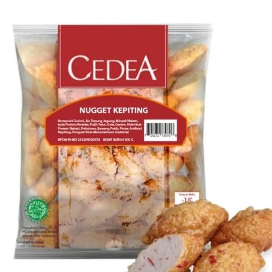 

Cedea Nugget Kepiting 500gr