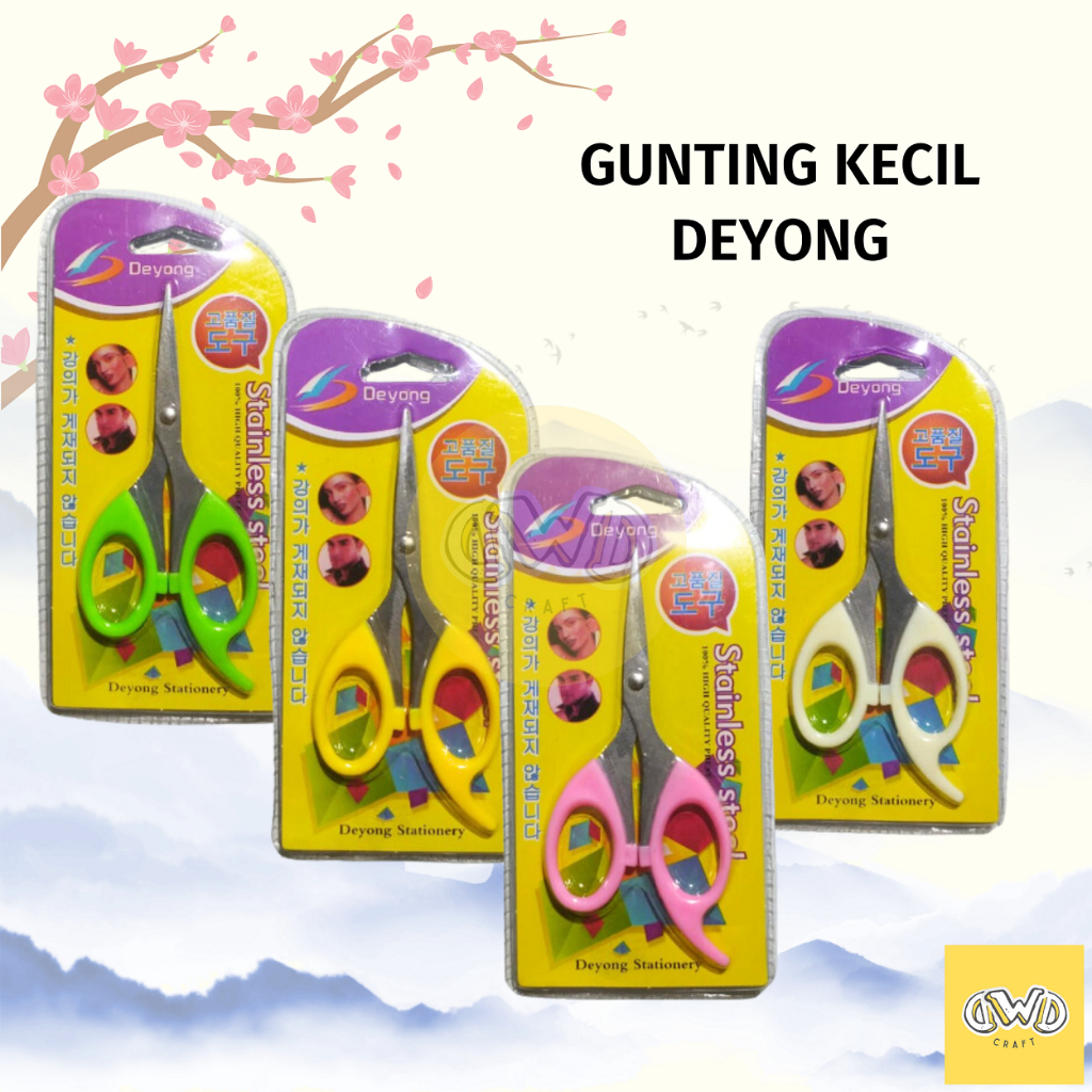 

Gunting Kecil DEYONG Tajam Stainless Steel