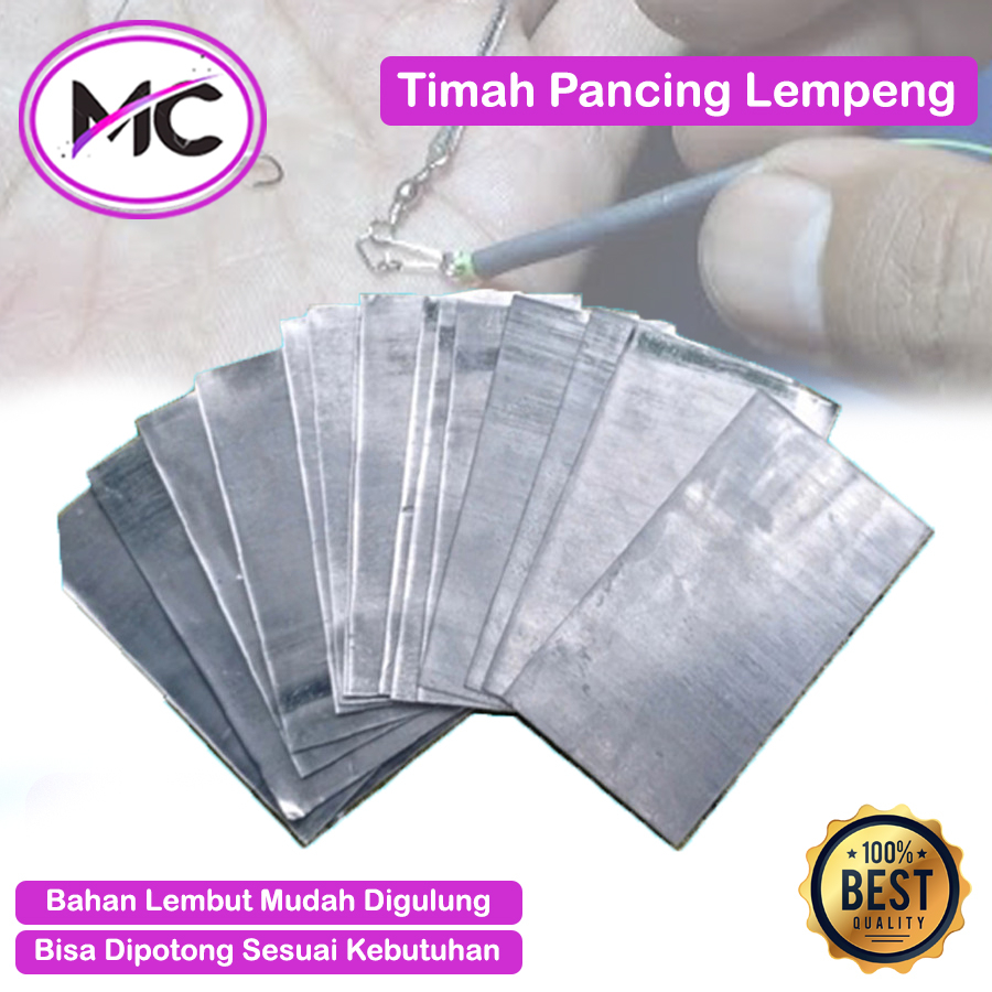 Timah Pancing Lempeng Pemberat Memancing Lembaran Timbel Daun Murah